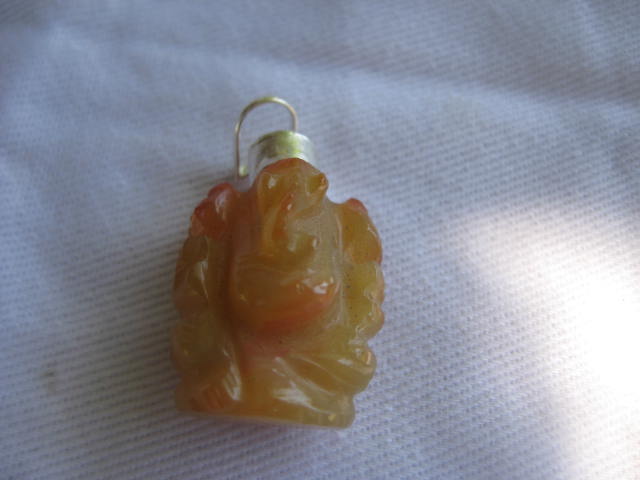 Ganesha Carnelian Pendant Courage, vitality, sexuality, confidence, action 4241